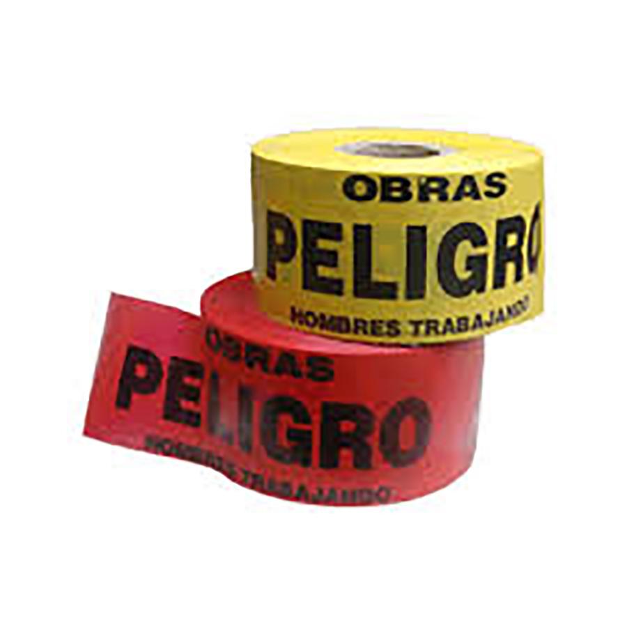 Cinta Peligro De Obra Rojo X330 Mt